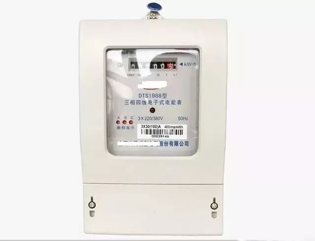 正泰三相电表互感器电流表接线图,三个单相电表使用三相四线接线图