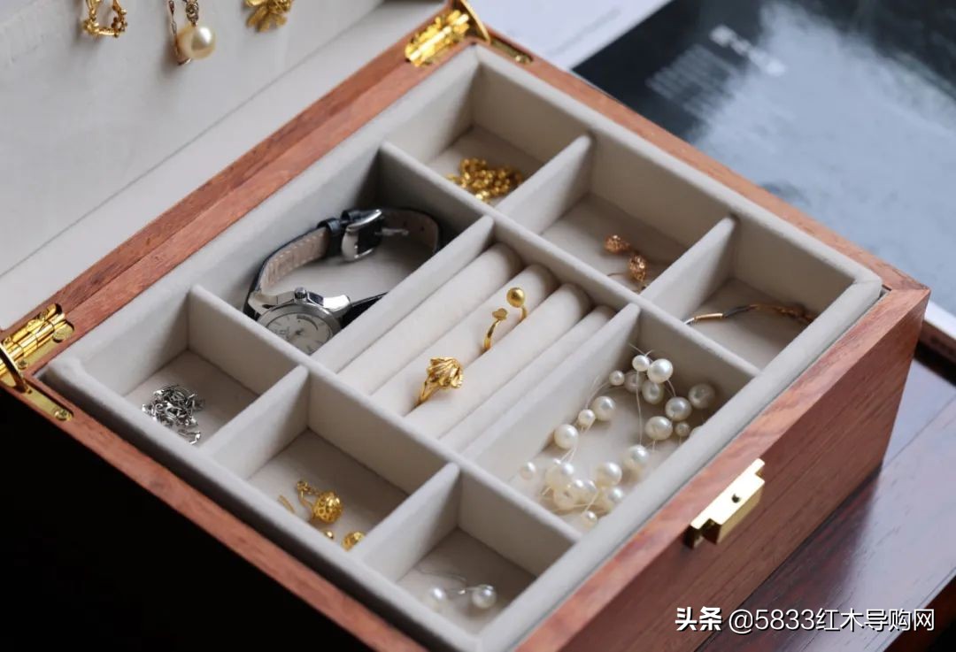 简单又实用的首饰盒,红木首饰收纳整理盒