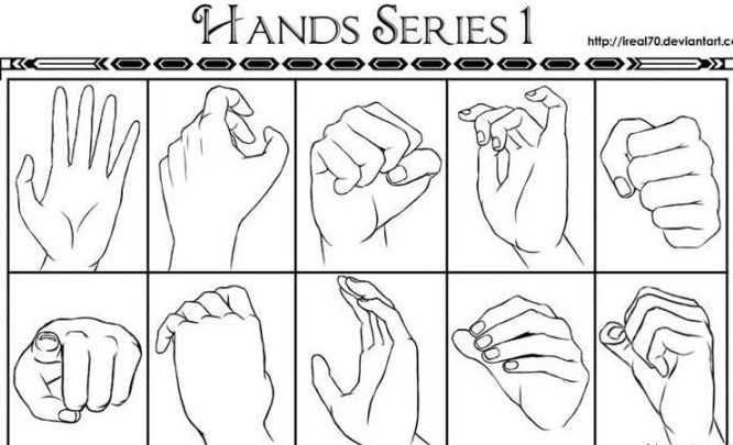 动漫人物手怎么画,画动漫人物手的画法