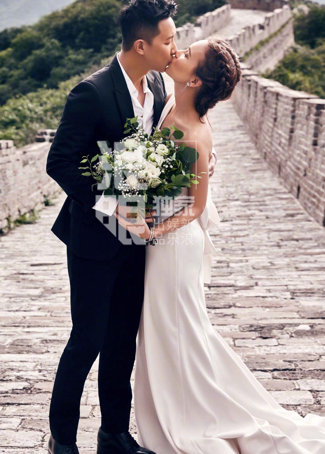 韩庚卢靖姗晒婚纱照图片,韩庚卢靖姗婚后甜蜜晒婚纱照