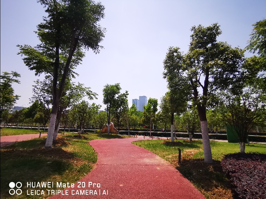 大美滨湖全景图,合肥滨湖塘西河公园美景