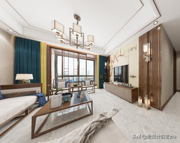 中式诗意栖居设计,中航城600平米院子