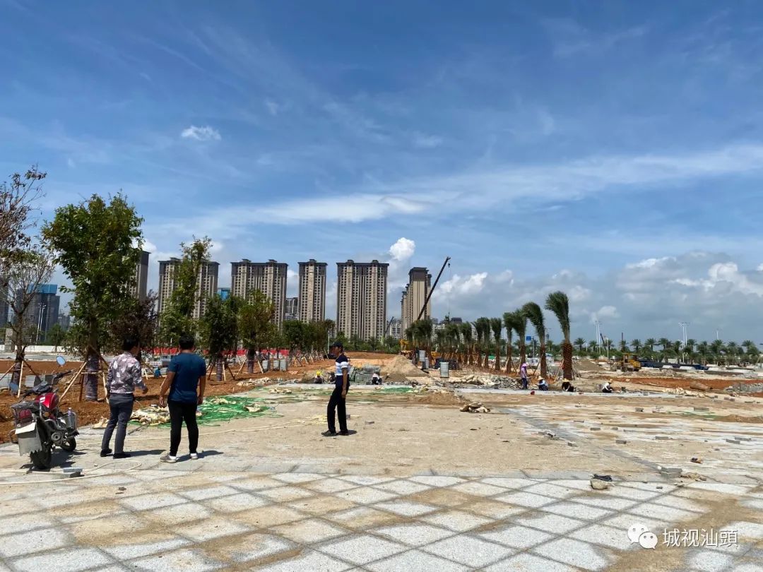 汕头东海岸新溪侨韵公园规划详图,新建的汕头东海岸公园