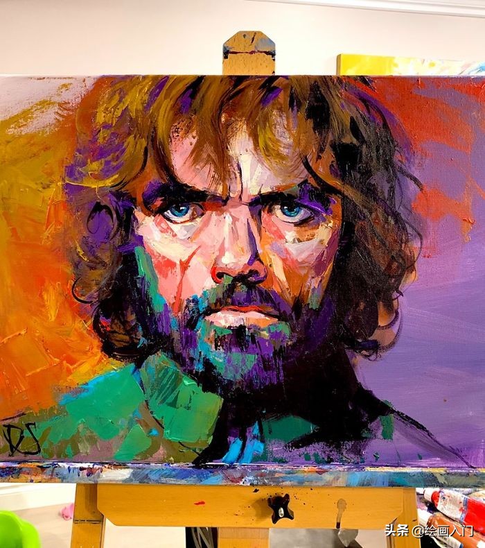 权力的游戏长幅装饰画,权利游戏绘画