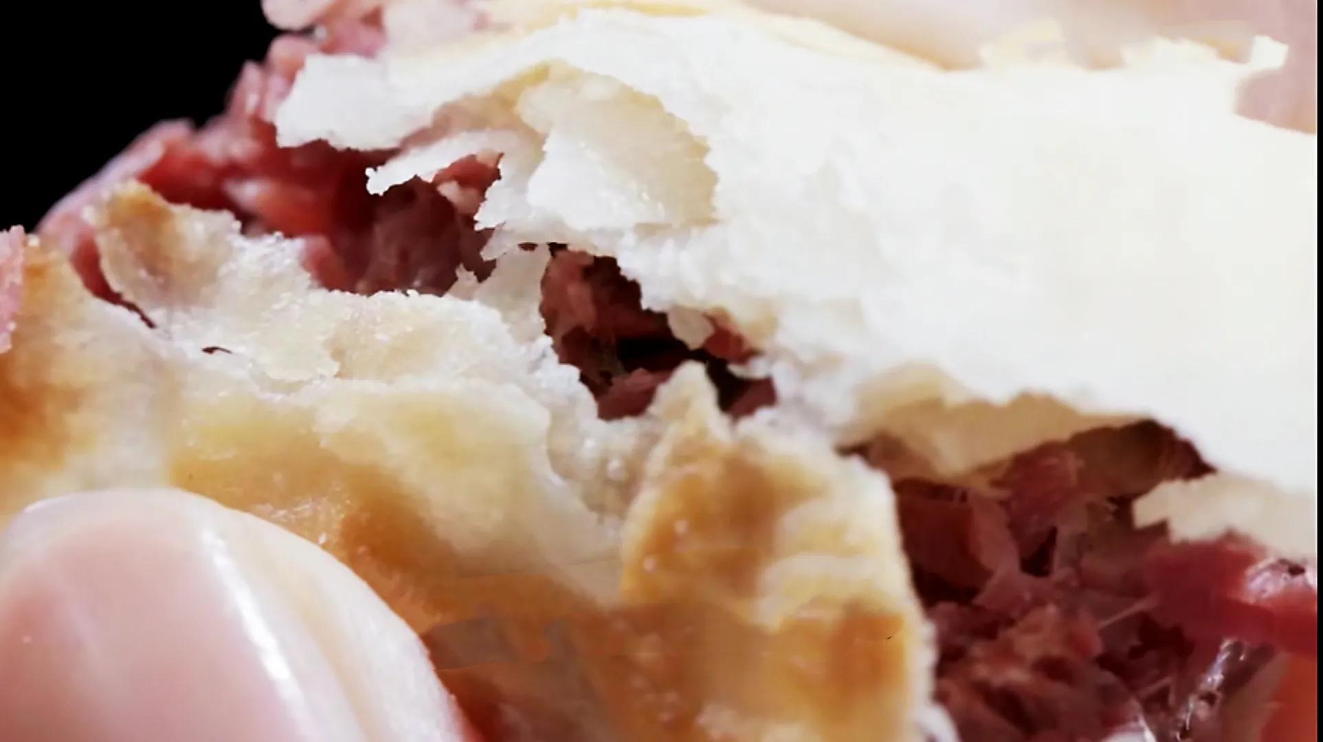 中华美食系列之河北河间驴肉火烧,河间最好吃的驴肉火烧