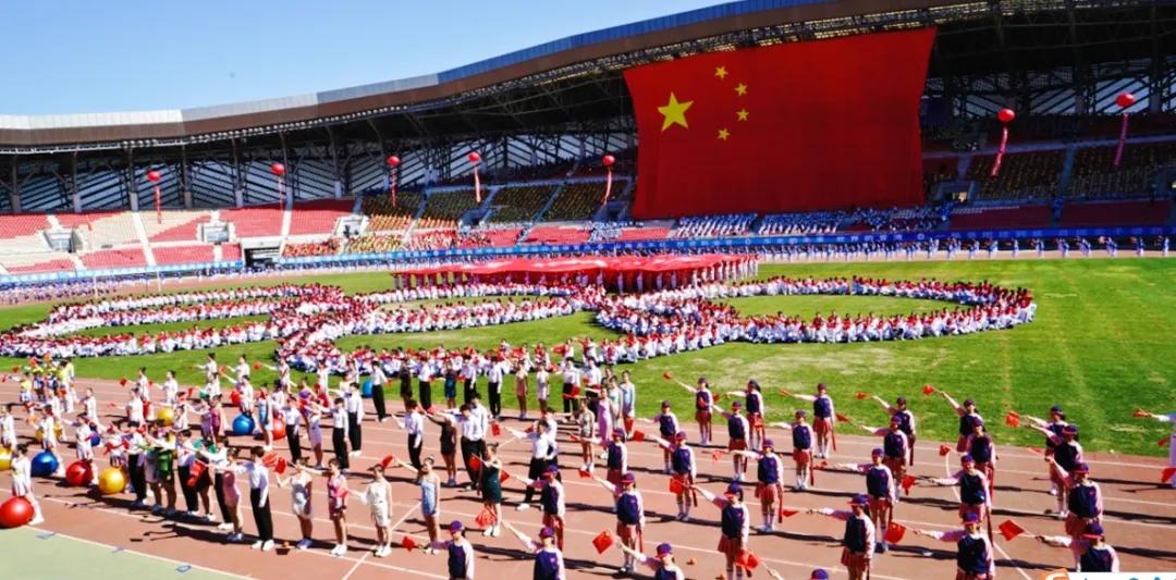 高清大图！震撼来袭！金普新区第三届全*运民**动会开幕式，精彩