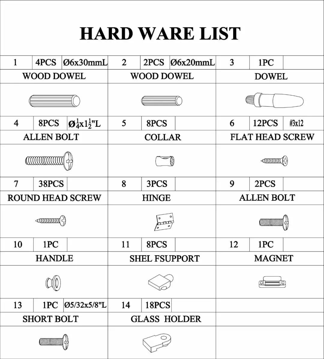 家具配件小五金结构图,家具五金配件什么品牌好用