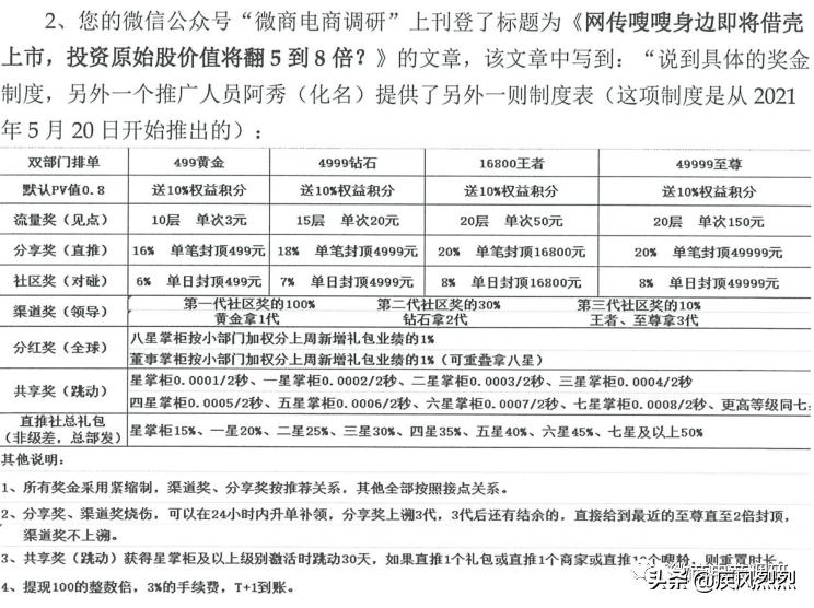 逐条反驳嗖嗖公司指出的失实处,遭绿之韵辟谣后的律师函贼喊捉贼