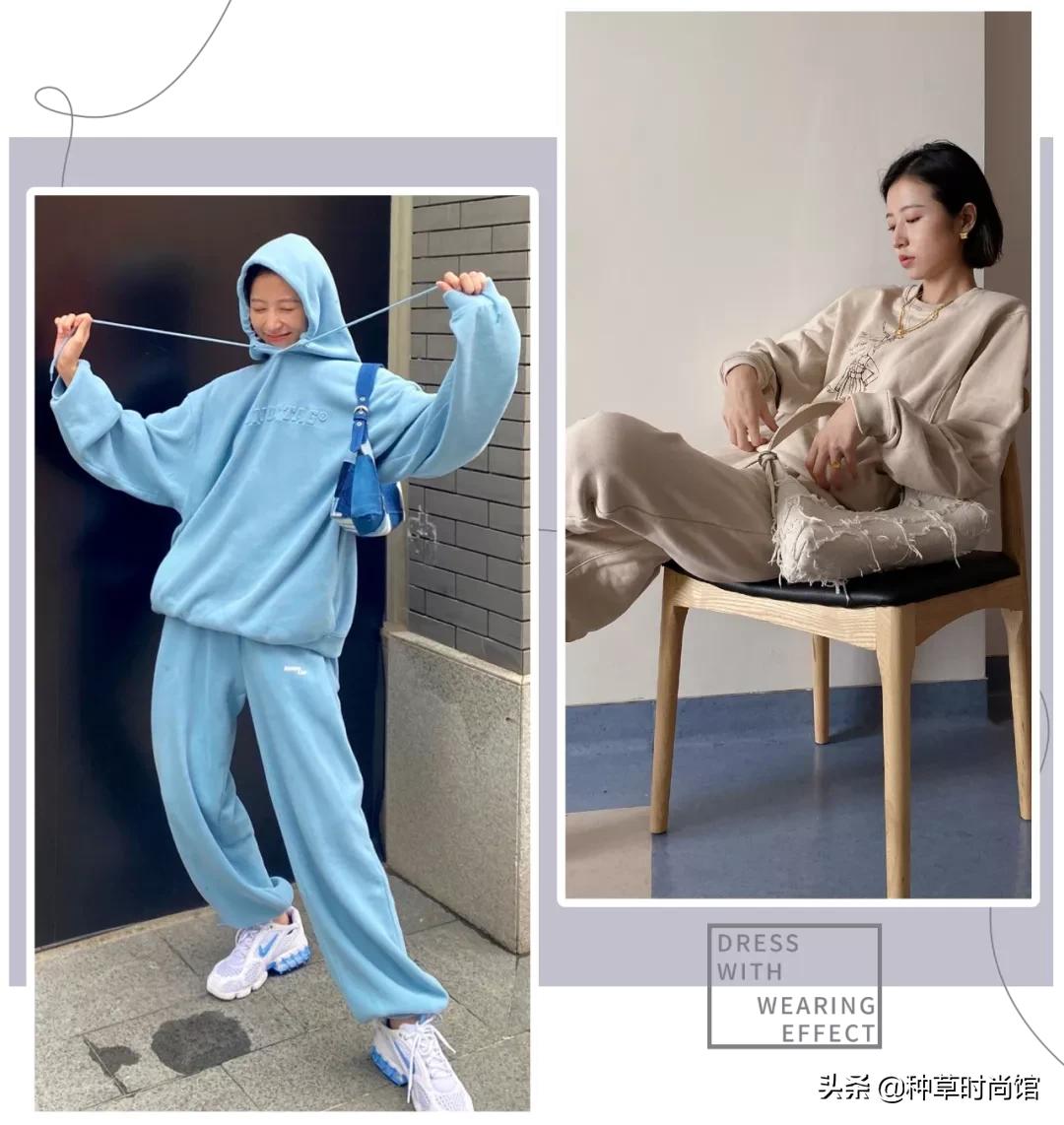 秋冬新款上新卫衣穿搭,今秋更流行卫衣裙