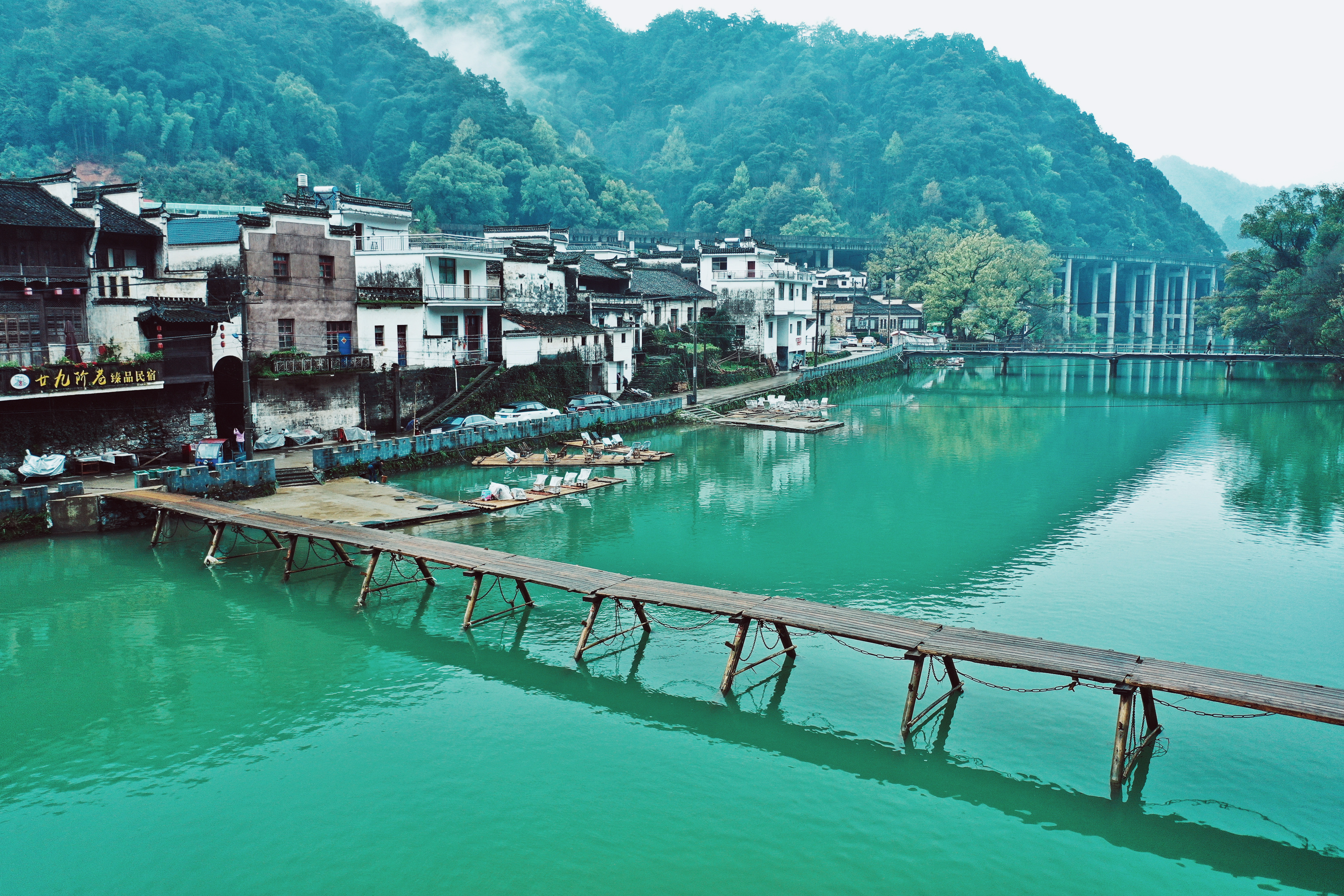 绿水青山的垦殖场