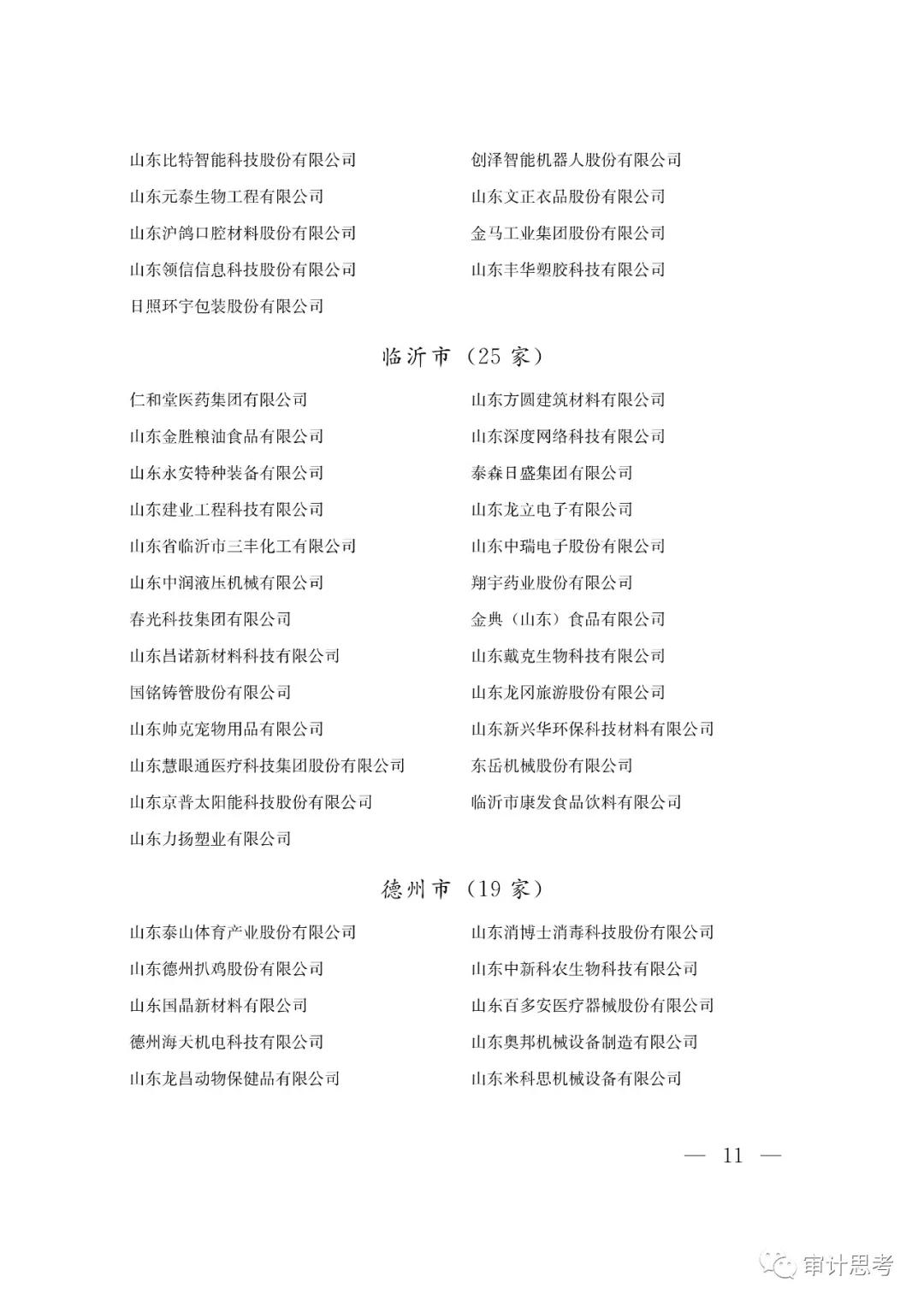 山东公布重点上市后备企业潍坊47家安丘农村商业银行位列其中