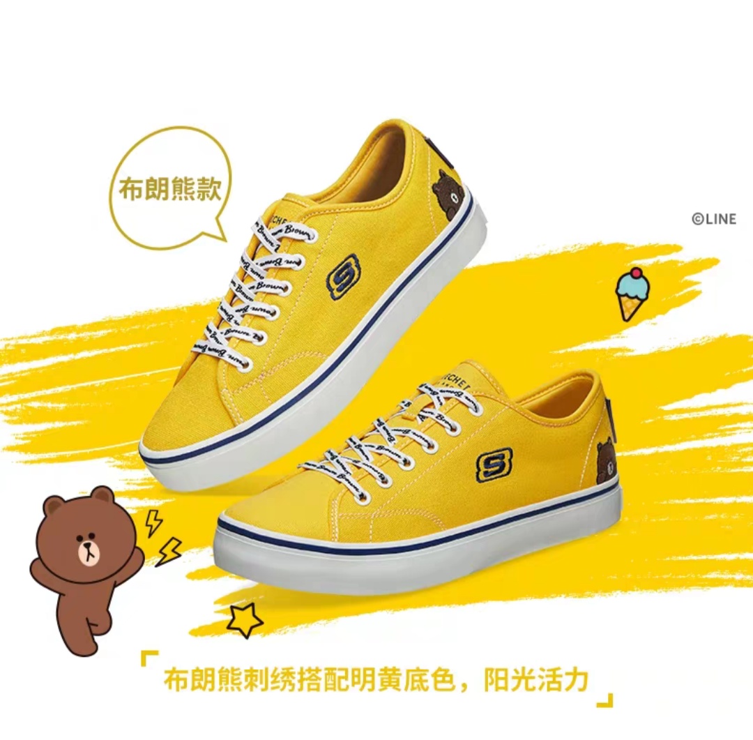 斯凯奇小红帽联名,斯凯奇联名款linefriends