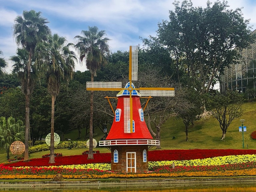 广州云台花园全景视频,广州云台花园美景