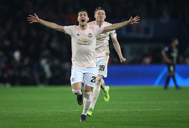 无逆转非红魔,曼联逆转巴黎全过程