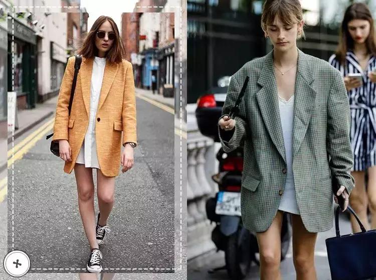 早春绝美穿搭中长款外套,开春必备外套推荐潮