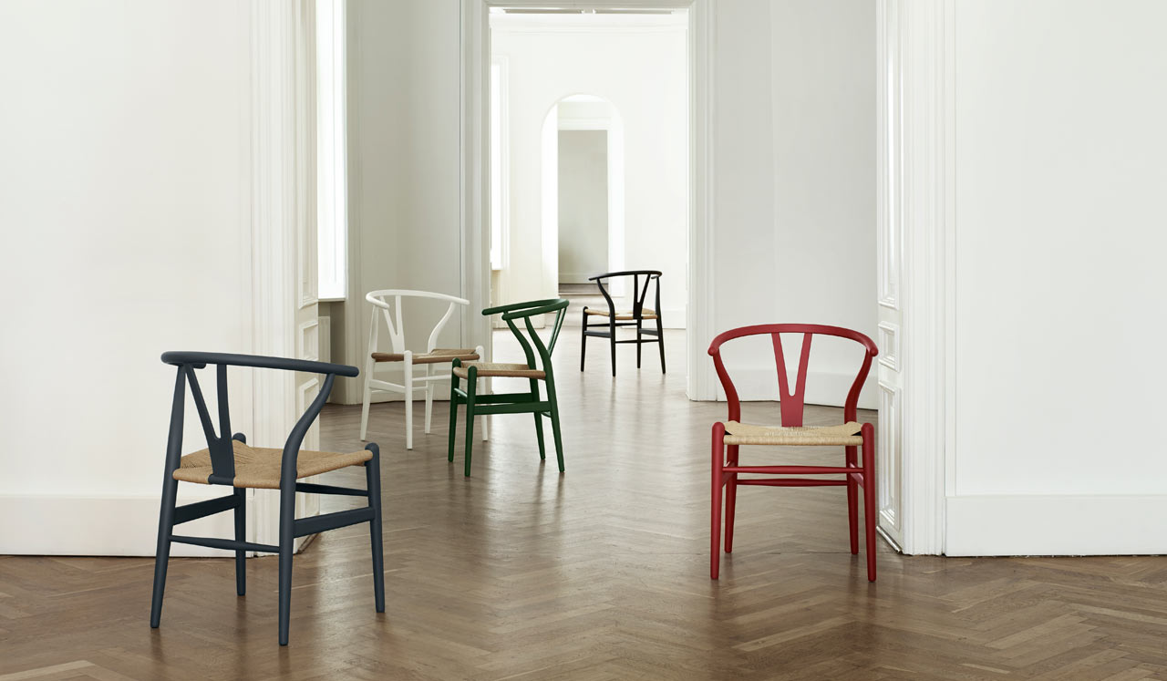 北欧简约实木椅子叉骨椅,名椅