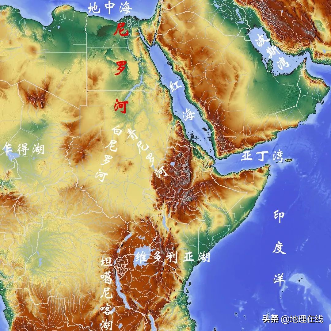 世界河流地图超清晰大图,世界最长的十条河流地图