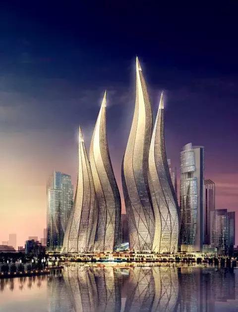 从迪拜塔往下看震撼人心,从迪拜回来的照片