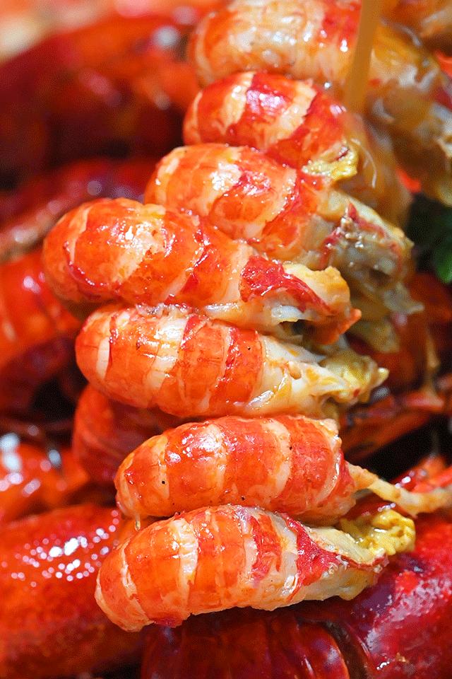 巴掌大小龙虾,深夜爆香小龙虾