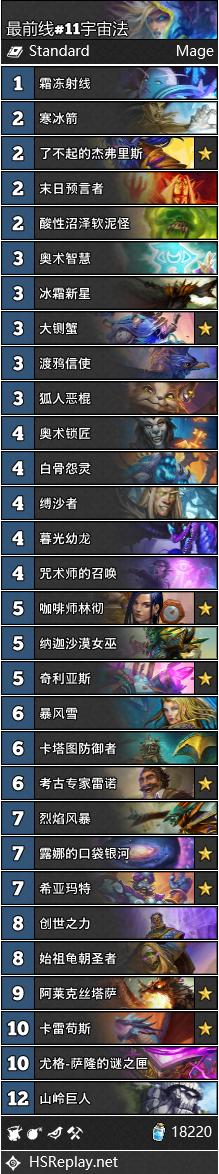 炉石传说新赛季标准卡组推荐,炉石传说目前最强卡组