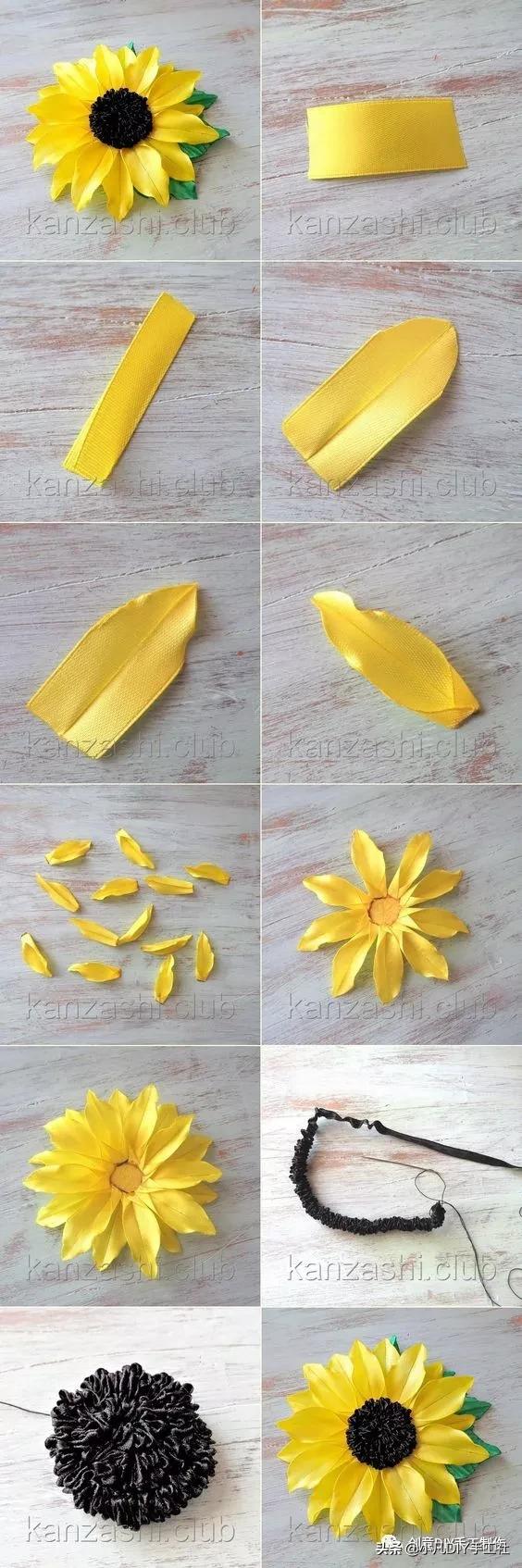 旧衣服飘带做头饰,十种diy简单的发饰