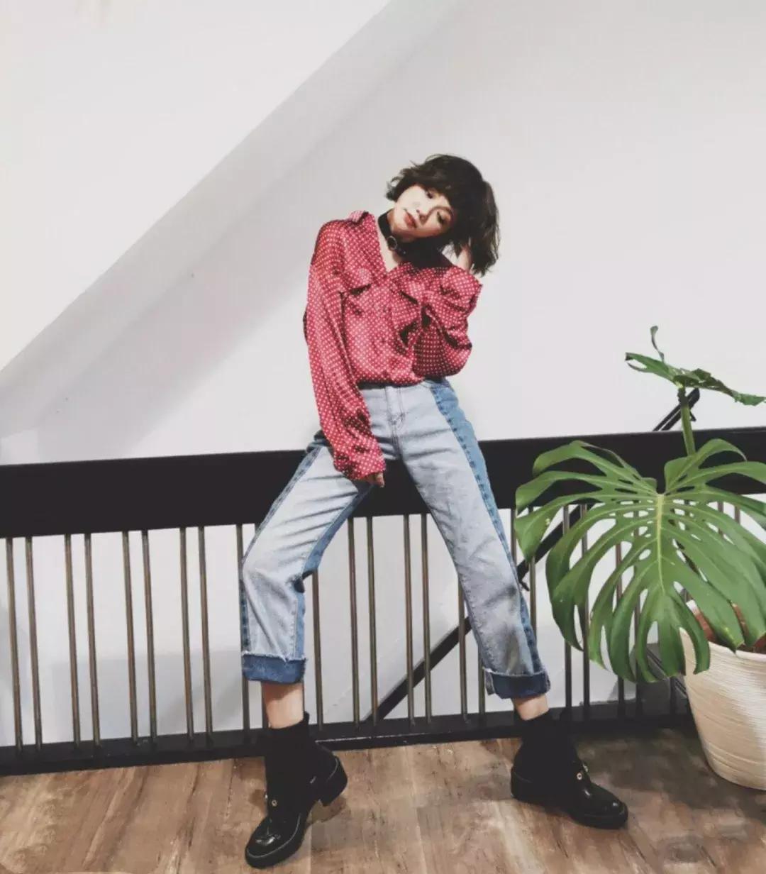 小众印花穿出时髦感,印花气质高级感