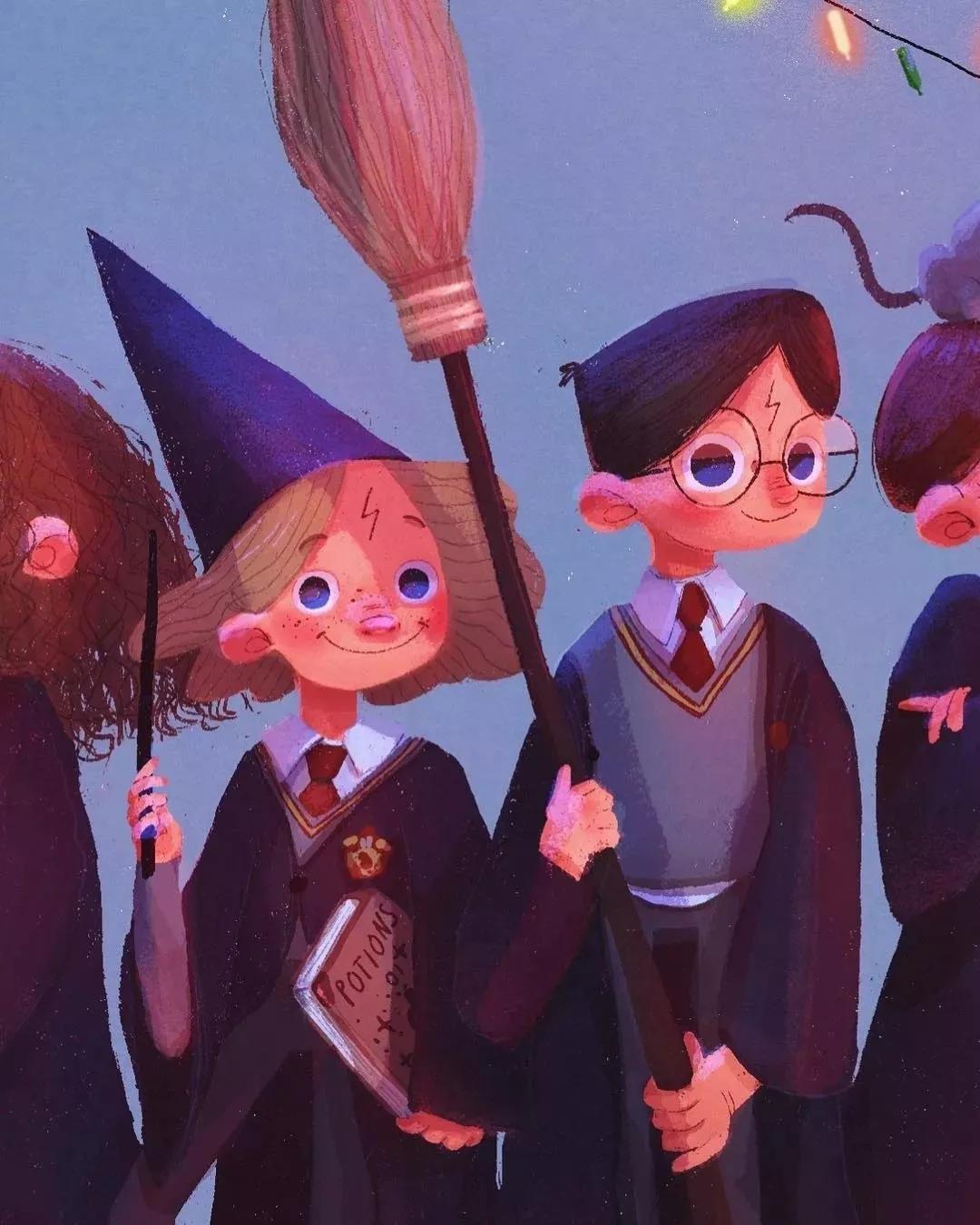 BeatriceBlue，内心有光，所画皆暖，用线条打造童真世界