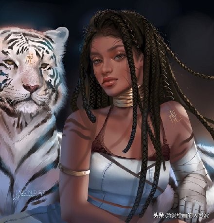 精美生肖拟人原画分享,想要的拿走啊,另附超实用大大笔刷