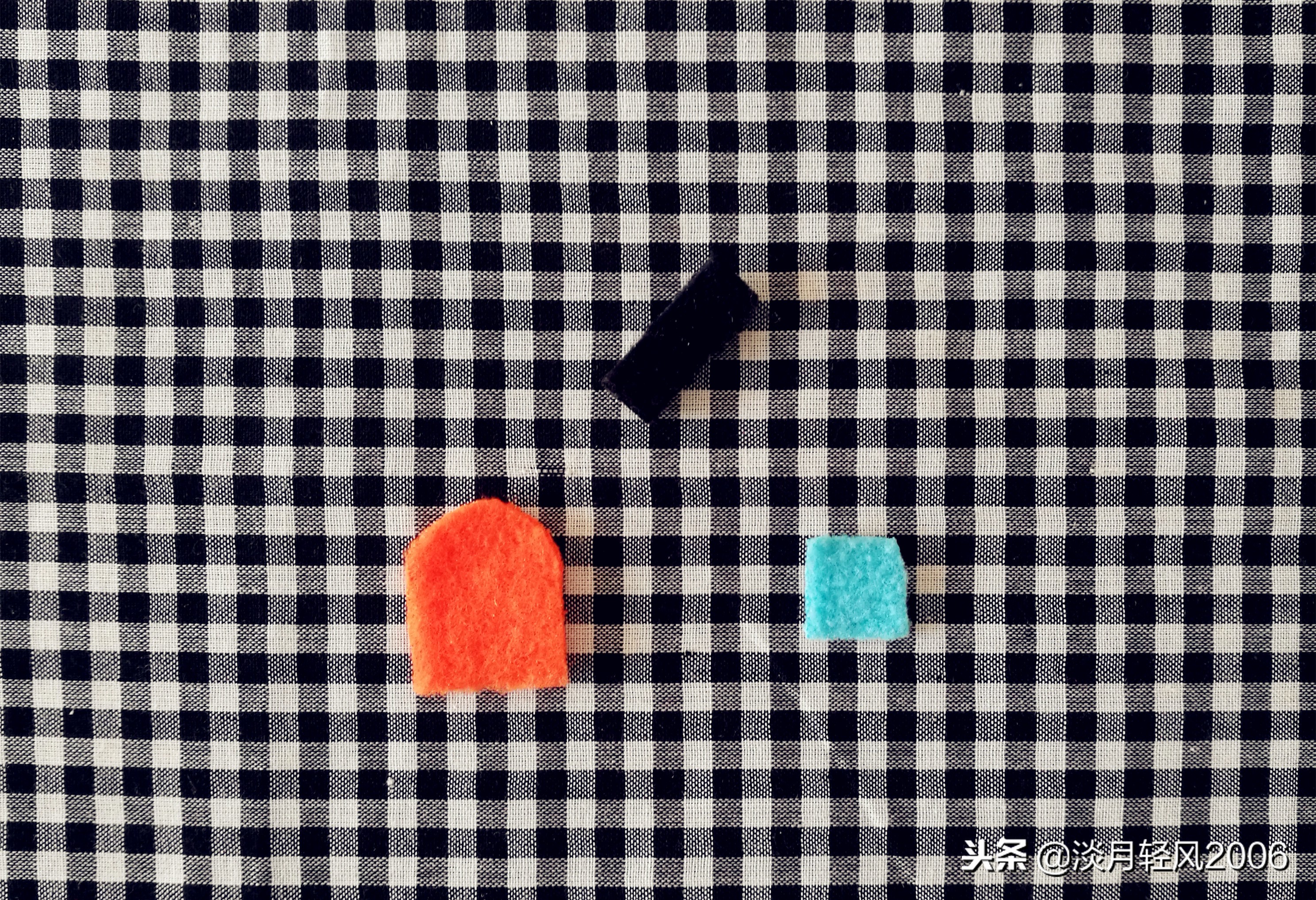 冬日布贴画制作,关于冬天的手工贴画