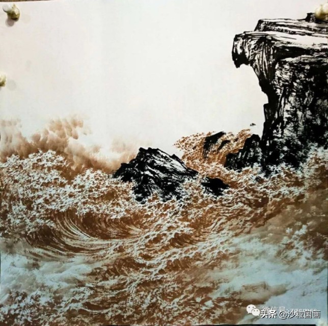 曾刚各种水的画法,曾刚老师彩墨山水画教学视频