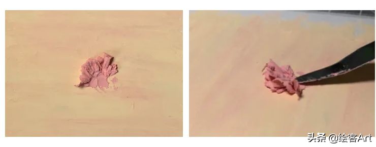 用油画棒画关于母亲节的绘画,用油画棒来画立体康乃馨