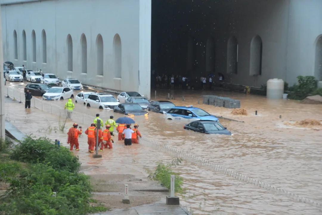 深圳暴雨致多人被困消防紧急救援,深圳暴雨引发洪水浸死车内司机