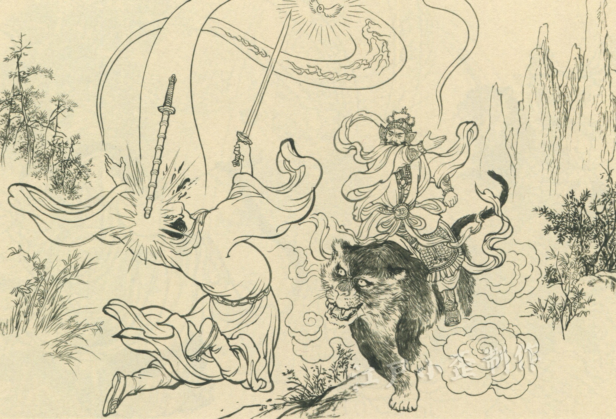 武财神赵公明的图片,赵公明财神爷的神话故事