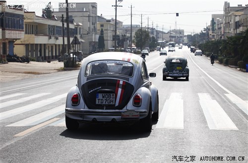 老款甲壳虫赛车拉力版,05款甲壳虫跑赛道