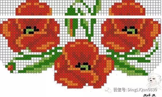 十字绣绣花图纸,十字绣刺绣花图