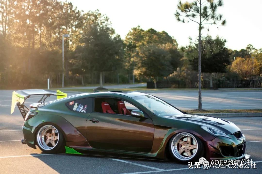 现代劳恩斯酷派2.0t爆改,现代劳恩斯酷派改装图片大全