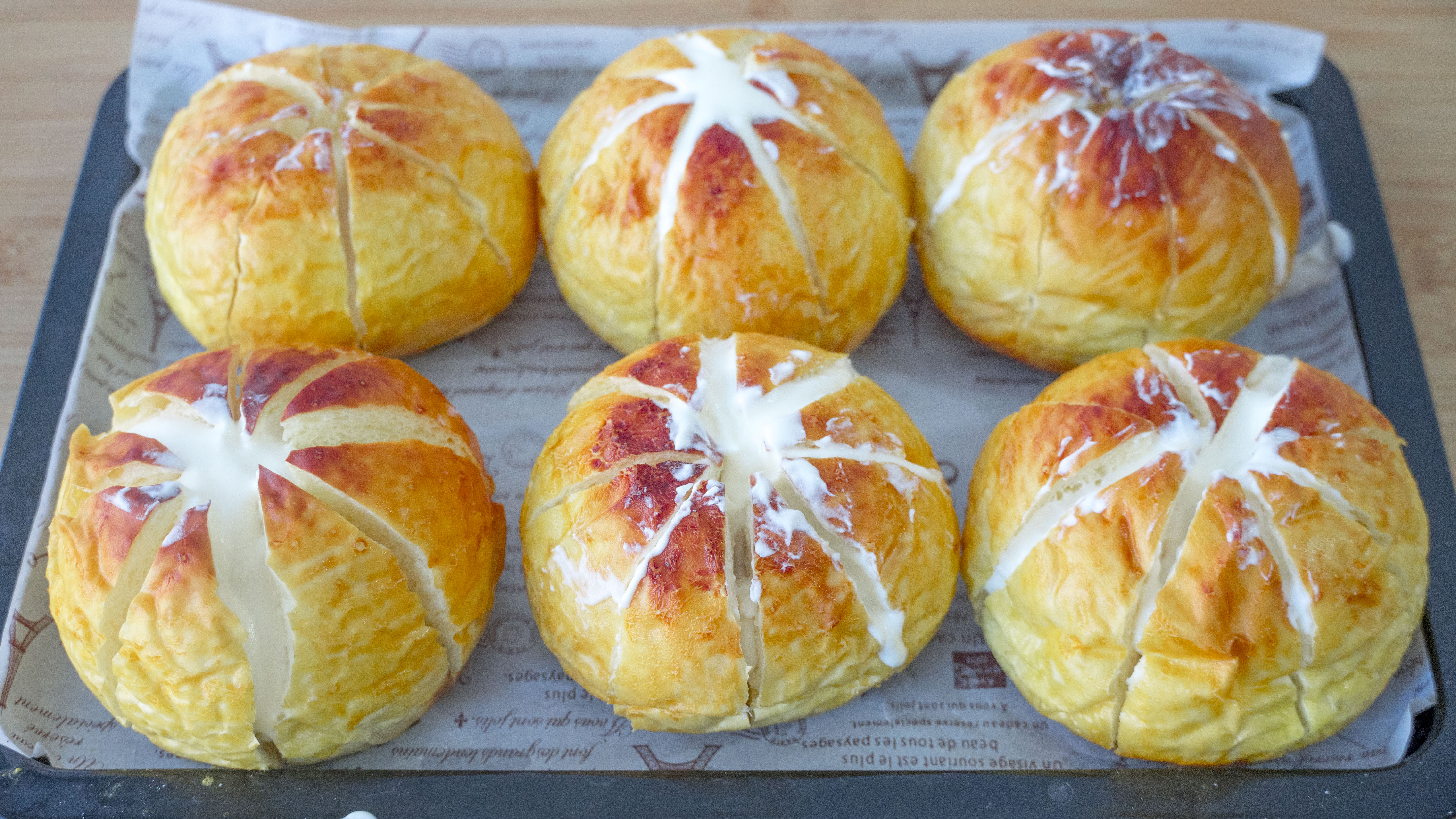 韩国蒜香乳酪包现场,蒜香奶酪包