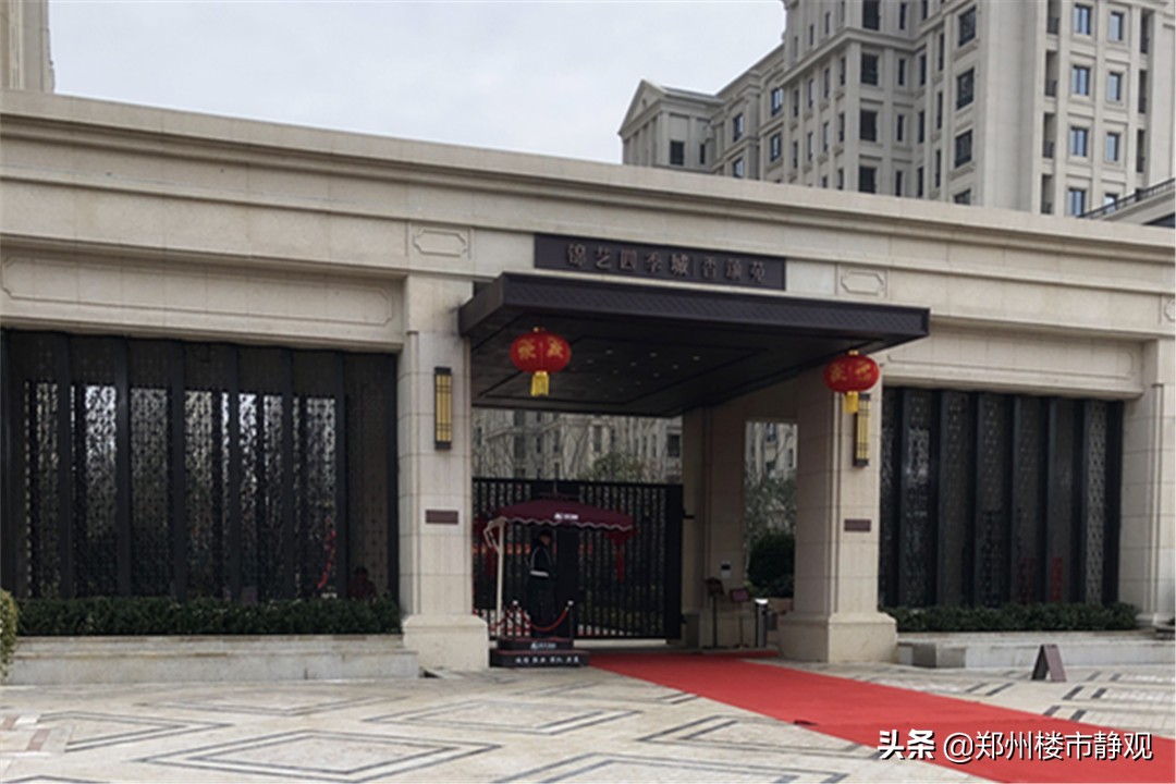 贾鲁河锦艺,贾鲁河边看融创龙府