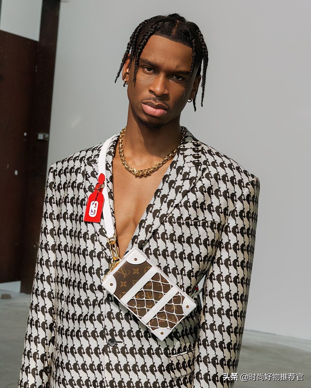 LV新包|NBA合作系列：篮网元素，红白蓝3色细节