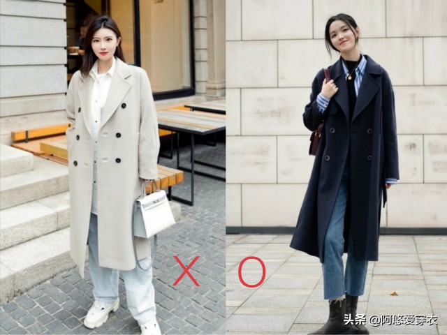 讲真，肩宽背厚的女人，不要这么穿大衣！分分钟显胖十斤（不止）