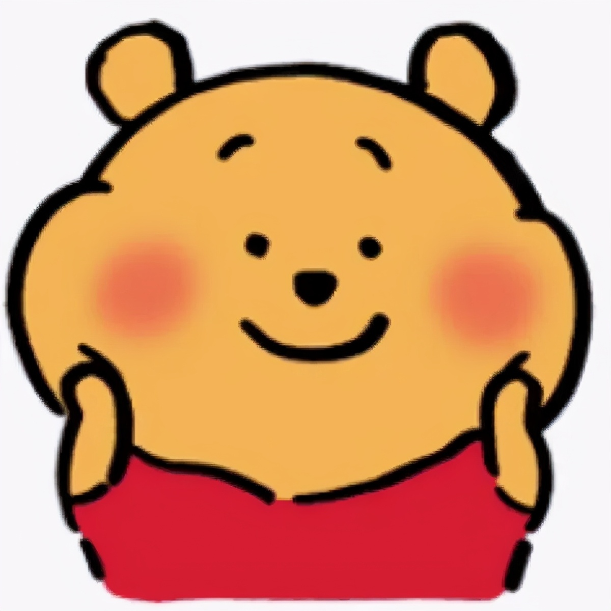 小熊维尼表情包：可爱小表情