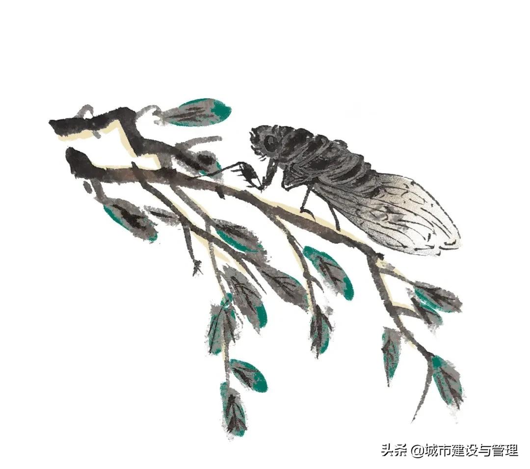 草树青翠虫鸣起，一枕清凉入梦来