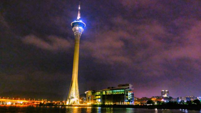 珠海游澳门夜间风景,在珠海看澳门夜景最佳观赏地点