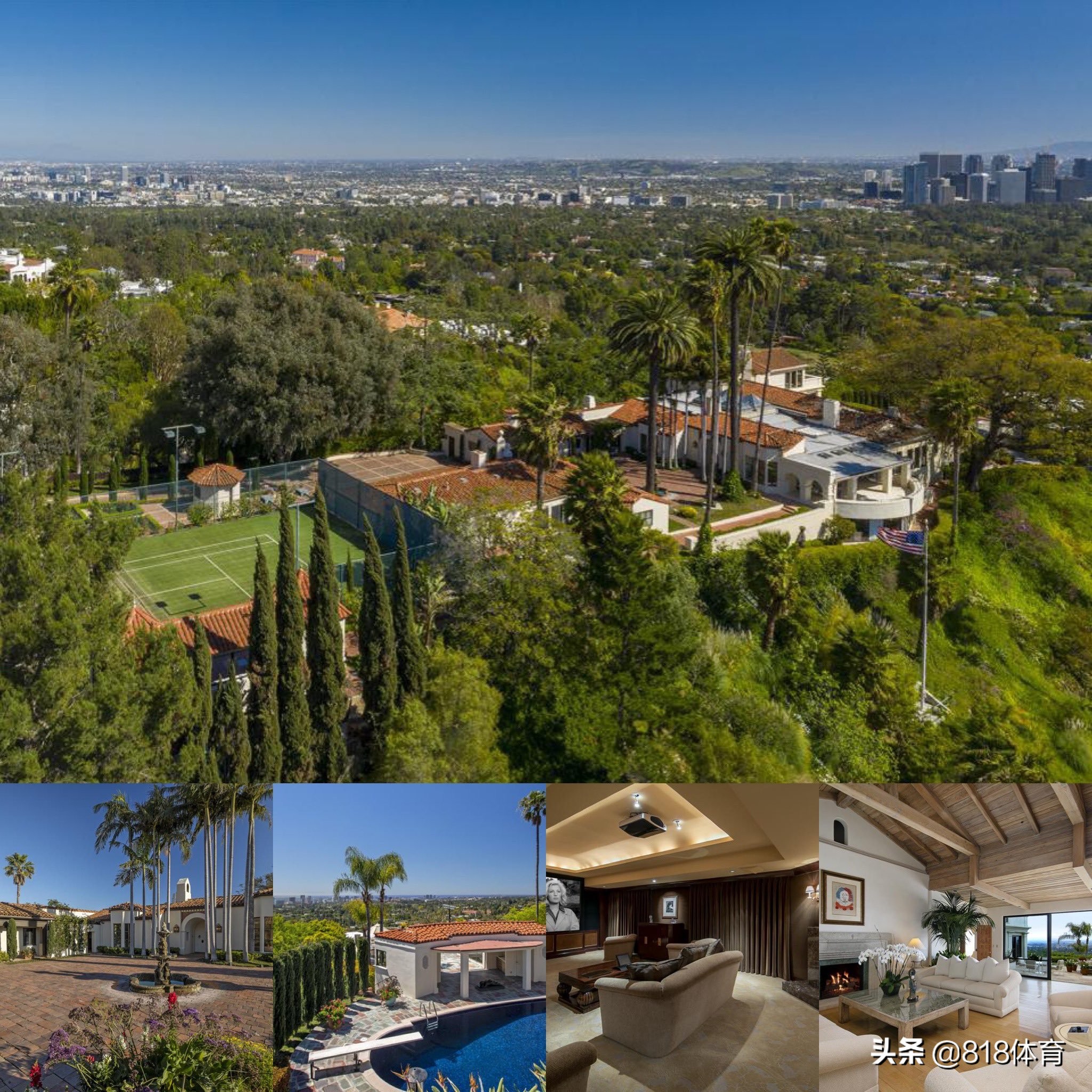 詹皇2050万美元出售洛杉矶豪宅,有钱任性湖人