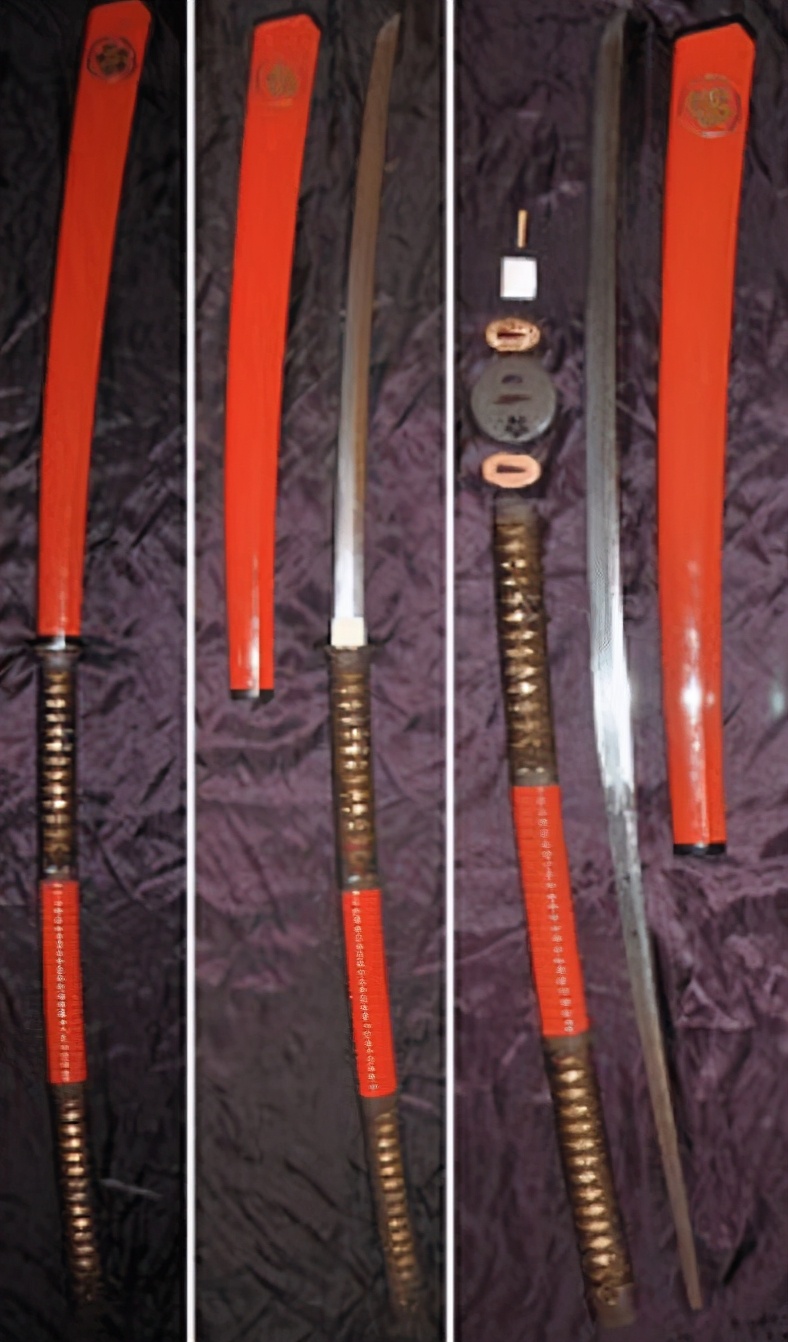 雁翎刀日本刀,双手长柄雁翎刀