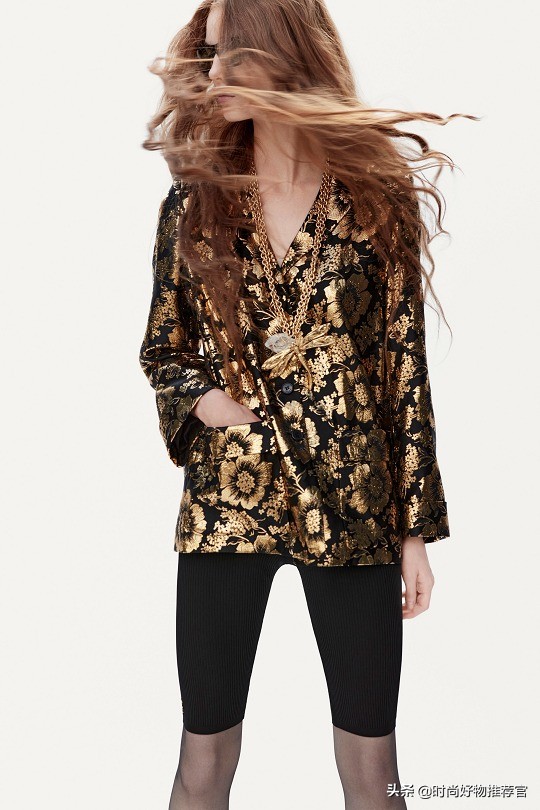 ysl黑色小西装金色logo,ysl心形豹纹复古白色