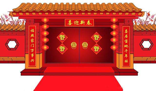 你家对联贴反了吗,春联该怎么贴才是正确的