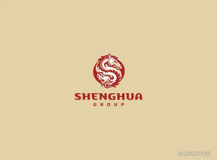 龙主题创意logo设计欣赏,龙logo设计中国风