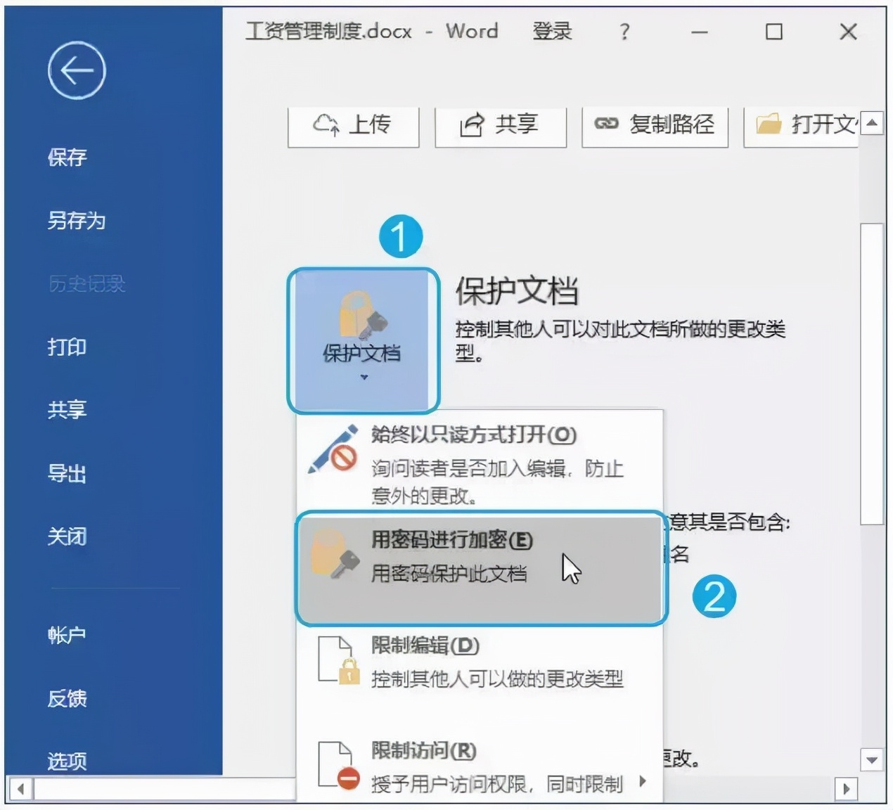 如何加密word文件夹,加密word文档怎么解密