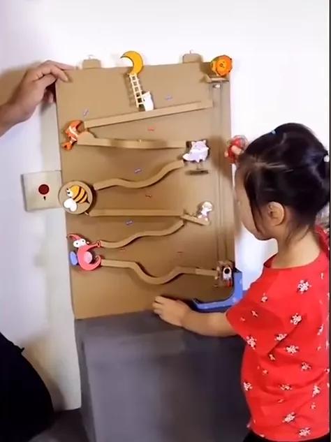 爸爸手工给孩子做的玩具合集,中国爸爸给孩子亲手制作的玩具